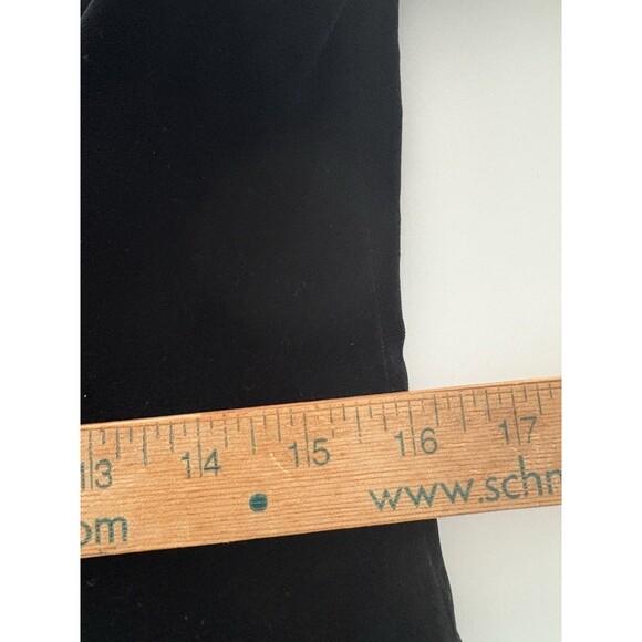 Vintage Black Velvet Blazer Size 9 Two Button Dark Romance GothV Victorian - Picture 12 of 16